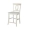 International Concepts Verona Counter Height Stool, 24" Seat Height, Unfinished S-1702 - alternate 1